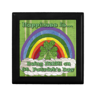 Being Irish On St Patrick's Day Jewelry Box