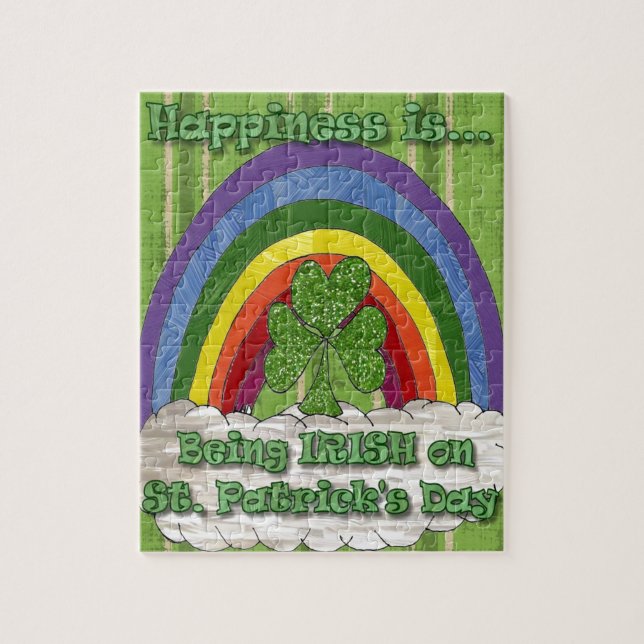 Being Irish On St Patrick's Day Jigsaw Puzzle (Vertical)