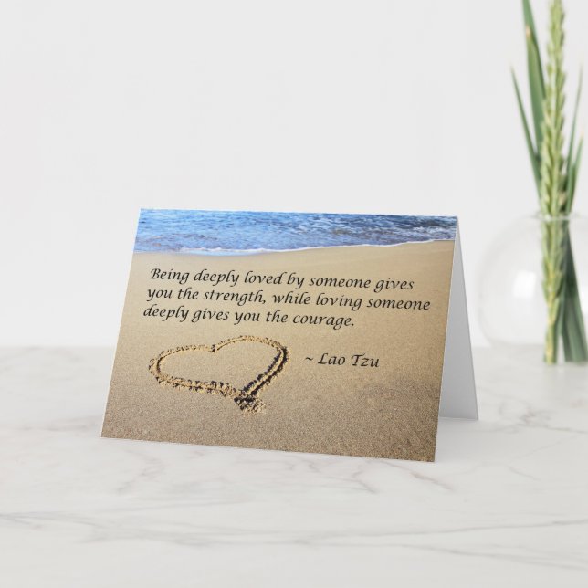 Being loved card (Front)