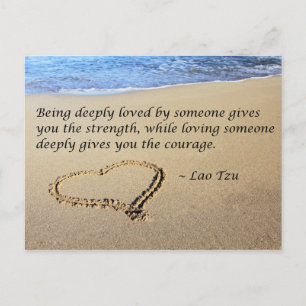 Being loved postcard