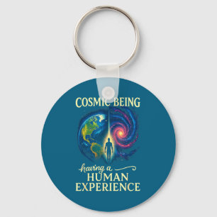 Being Metaphysical Spiritual Cosmic Having Human Keychain