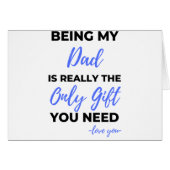 Being My Dad Is Really The Only Gift bl (Front Horizontal)