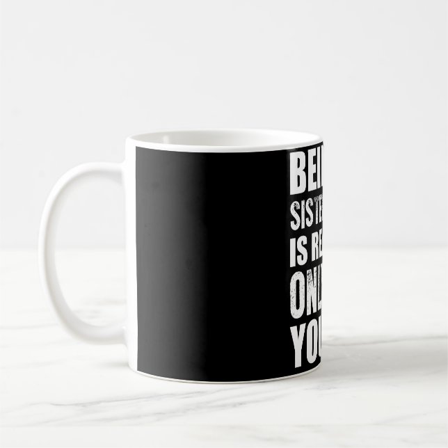 Being My Sister-in-law Gift Christmas Sister Birth Coffee Mug (Left)