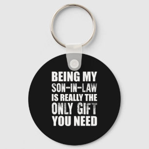 Being My Son-In-law Gift Christmas Son Birthday Keychain