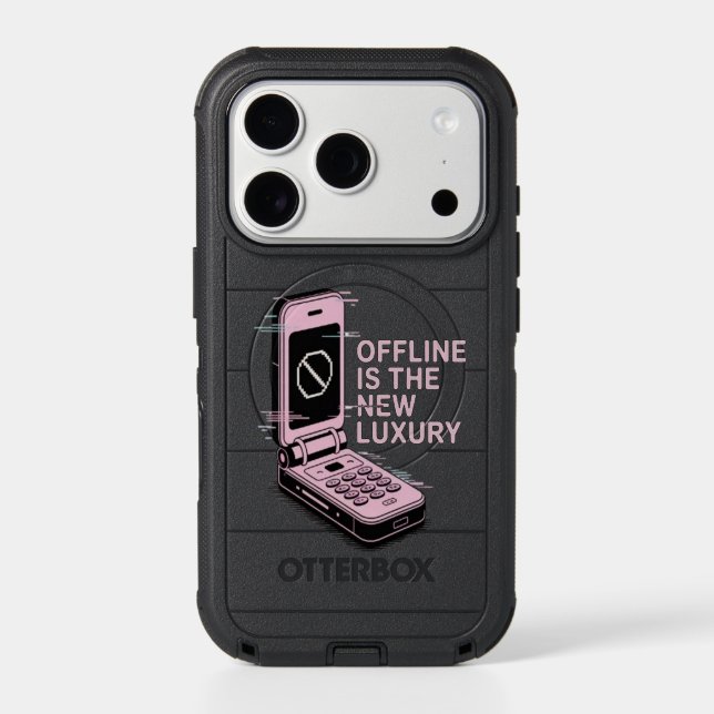 Being offline is the new luxury otterbox iPhone case (Back)