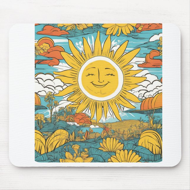 Being Optimistic Mouse Pad (Front)
