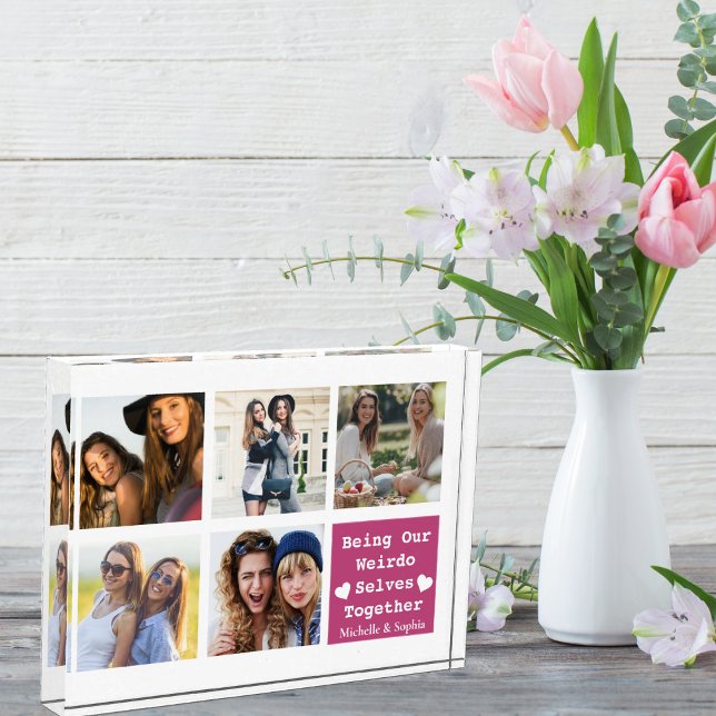 Being Our Weirdo Selves Together,BFF Custom Photo Block (Creator Uploaded)