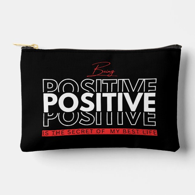 Being Positive Accessory Pouch (Front)