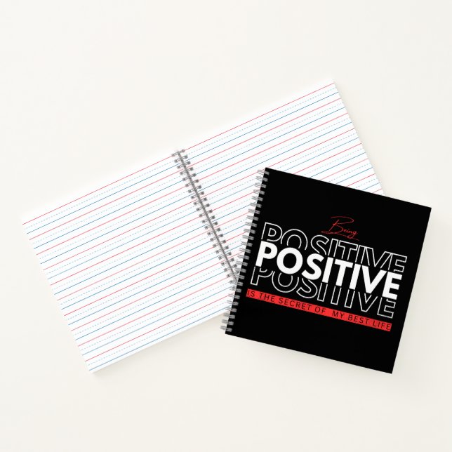 Being Positive Notebook (Inside)