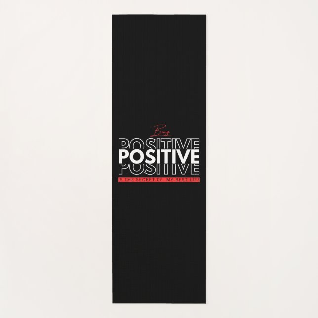 Being Positive Yoga Mat (Front)
