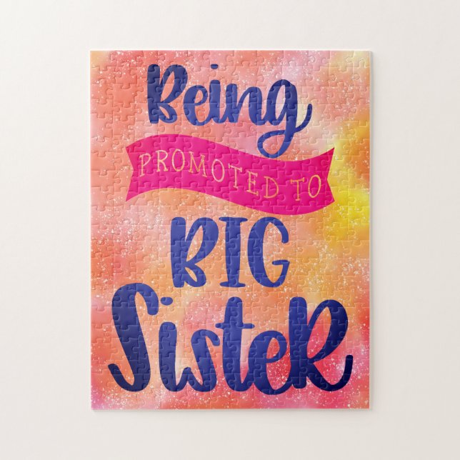 Being Promoted To Big Sister   Jigsaw Puzzle (Vertical)