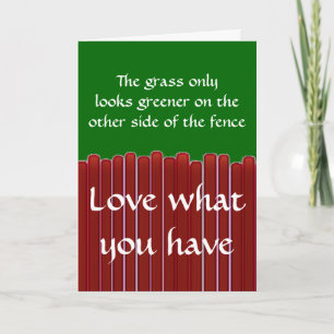 Being Thankful For What You Have Letterpress Thank You Card
