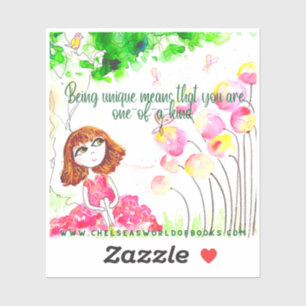 Being Unique Means You are One-of-a-kind Sticker