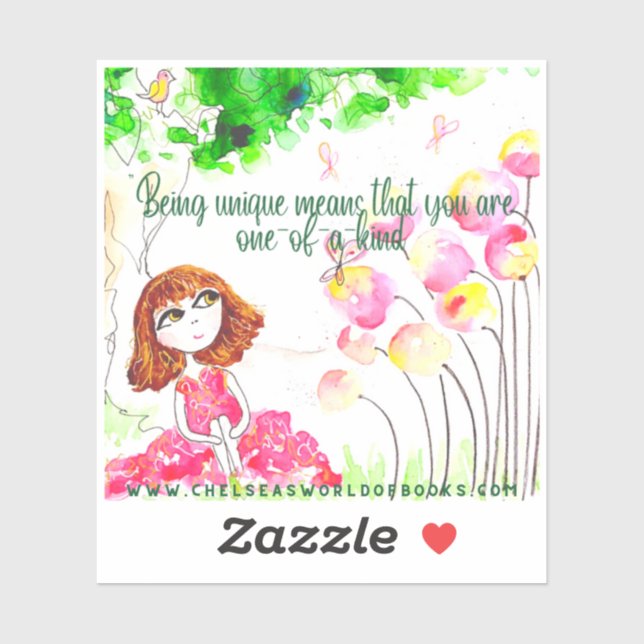 Being Unique Means You are One-of-a-kind  Sticker (Sheet)