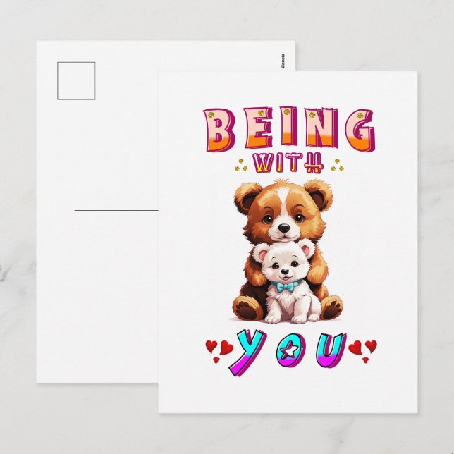 Being With You Holiday Postcard (Front/Back)