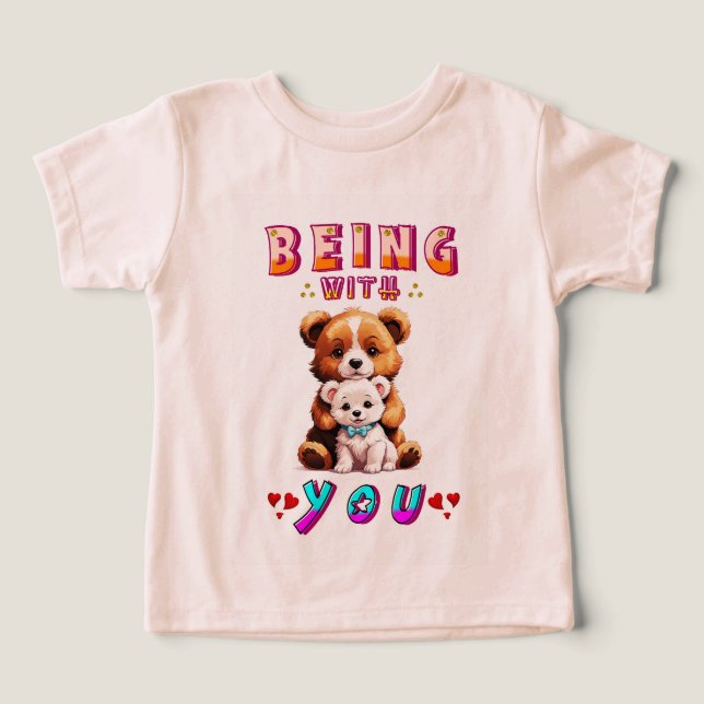 Being With You Toddler T-shirt (Design Front)