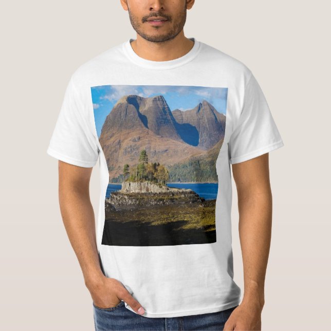 Beinn Alligin Loch Torridon Scotland T-Shirt (Front)