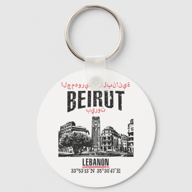Beirut Keychain (Front)