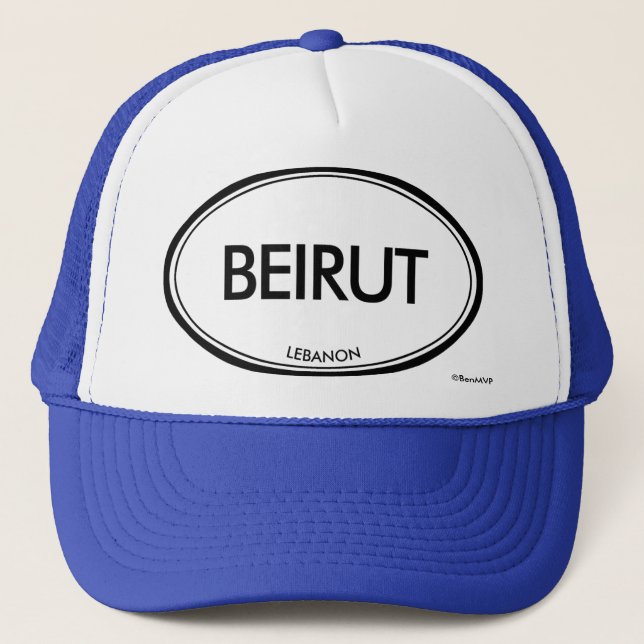 Beirut, Lebanon Trucker Hat (Front)