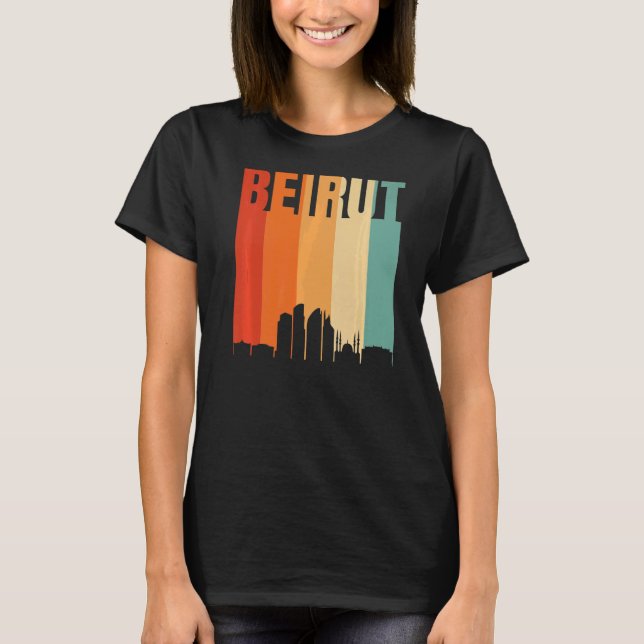 Beirut Skyline   T-Shirt (Front)