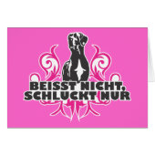 beisst nicht, schluckt nur (Front Horizontal)