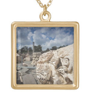Beit She-An National Park, Roman-era ruins Gold Plated Necklace