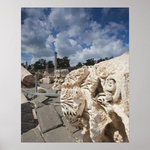 Beit She_An National Park Roman_era ruins Poster