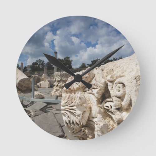 Beit She_An National Park Roman_era ruins Round Clock