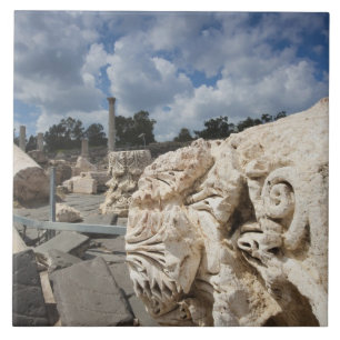 Beit She-An National Park, Roman-era ruins Tile