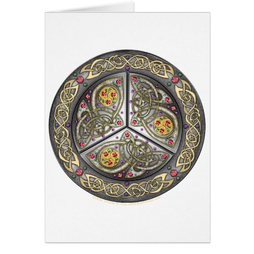 Bejeweled Celtic Shield