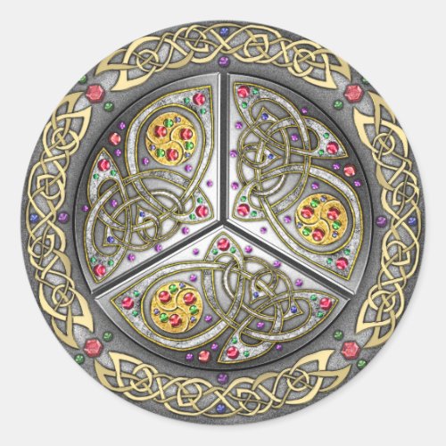 Bejeweled Celtic Shield