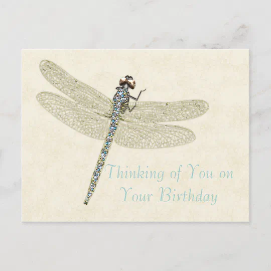 Dragonfly Wonderful Mum Birthday Card
