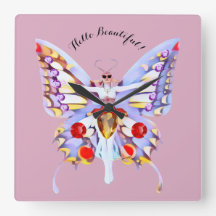 Bejeweled Lady Butterfly Art Deco Image