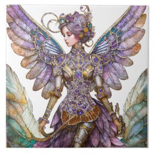 Bejeweled Sugar Plum Fairy Ceramic Tile