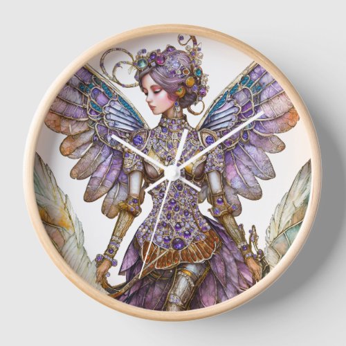Bejeweled Sugar Plum Fairy Clock