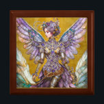 Bejeweled Sugar Plum Fairy Gift Box<br><div class="desc">I bedazzled the Sugar Plum Fairy. 

You are viewing The Lee Hiller Photography Art and Designs Collection of Home and Office Decor,  Apparel,  Gifts and Collectibles. The Designs include Lee Hiller Photography and Mixed Media Digital Art Collection http://LeeHiller.com</div>