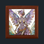 Bejeweled Sugar Plum Fairy Gift Box<br><div class="desc">I bedazzled the Sugar Plum Fairy. 

You are viewing The Lee Hiller Photography Art and Designs Collection of Home and Office Decor,  Apparel,  Gifts and Collectibles. The Designs include Lee Hiller Photography and Mixed Media Digital Art Collection http://LeeHiller.com</div>