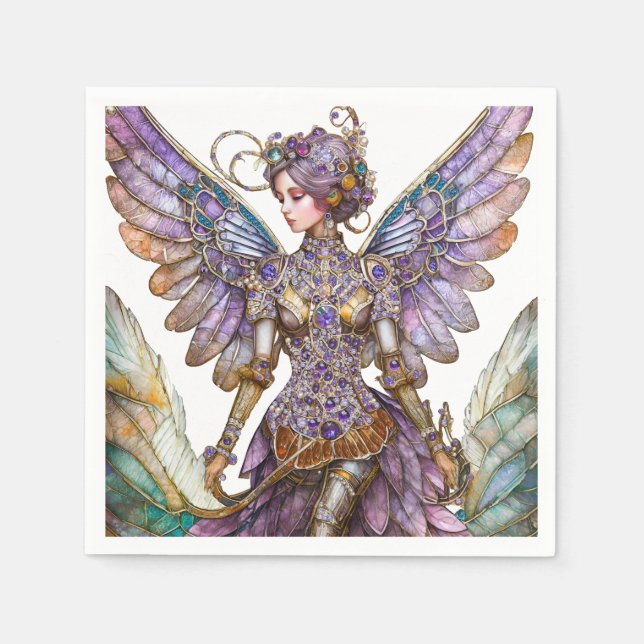 Bejeweled Sugar Plum Fairy Napkins (Front)