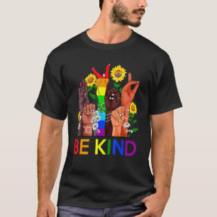 Bekind Lgbtq Blm Equal Human Rights Anti Bullying T-Shirt