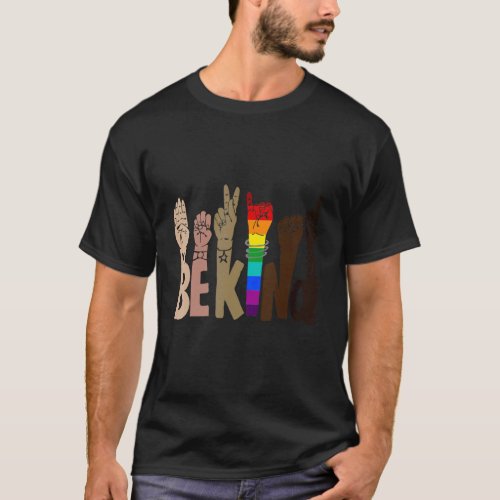 Bekind Lgbtq Blm Equal Human Rights Anti Bullying T_Shirt