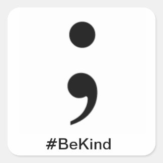 BeKind Square Sticker