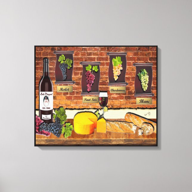 Beko Vineyard Canvas Print (Front)