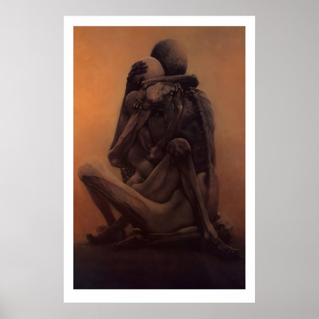 Beksiński Art Print Gothic Horror Surrealist (Front)