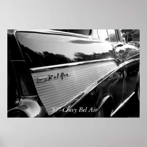 Bel Air 57 Chevy Bel Air Poster
