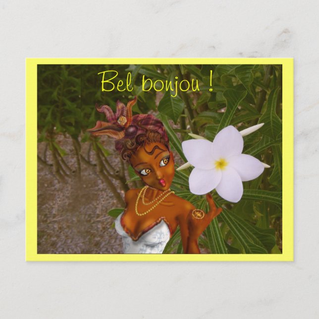 Bel bonjou ! postcard (Front)