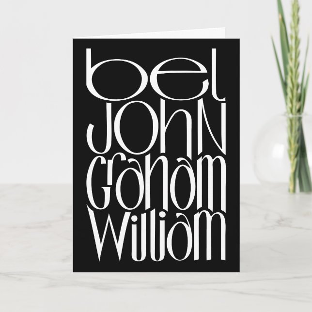 Bel white Card (Front)