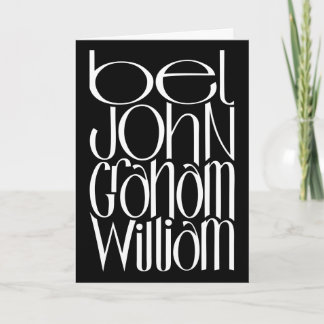 Bel white Card