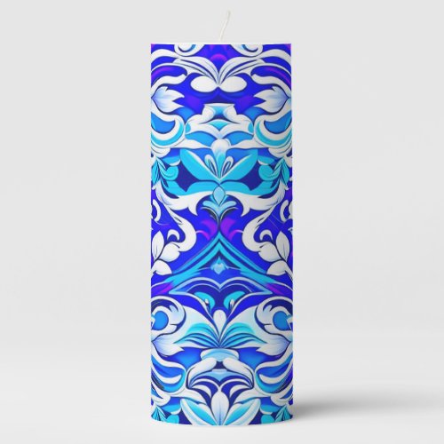 Bela Blue Gift  Pillar Candle