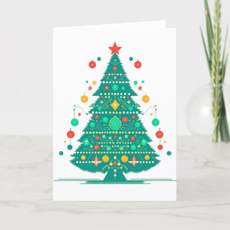 Bela Brown OH! Christmas Tree Holiday Card