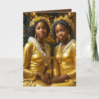 Bela Brown Sisters are like Stars  Holiday Card